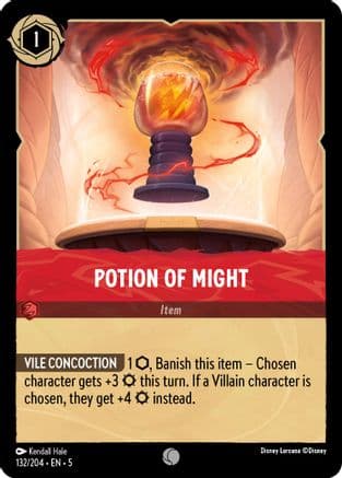 Potion of Might (132/204) [Shimmering Skies] Cold Foil