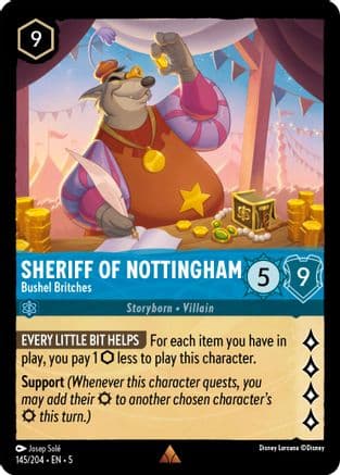 Sheriff of Nottingham - Bushel Britches (145/204) [Shimmering Skies] Cold Foil