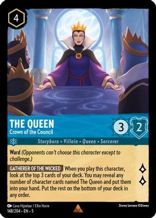 The Queen - Crown of the Council (148/204) [Shimmering Skies] Cold Foil