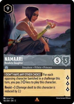 Namaari - Resolute Daughter (182/204) [Shimmering Skies] Cold Foil