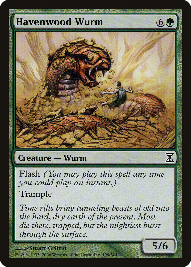 Havenwood Wurm [Time Spiral] Foil