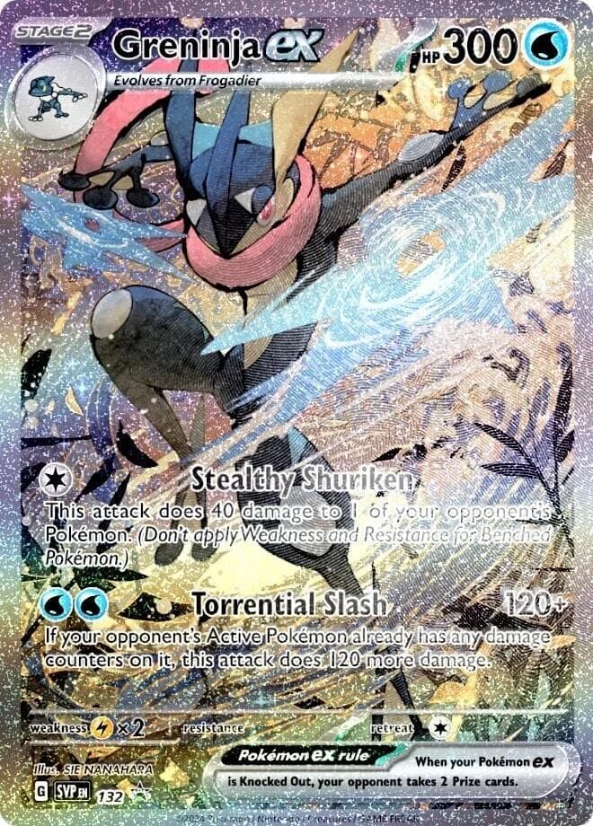 Greninja ex 132- SV Scarlet & Violet Promo Cards Holofoil