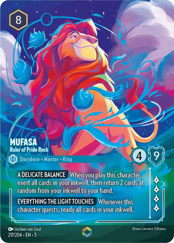 Mufasa - Ruler of Pride Rock (Enchanted) (217/204) [Shimmering Skies]