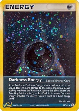 Darkness Energy (Special) (Cosmos Holo) 093/109 - League & Championship Cards Holofoil