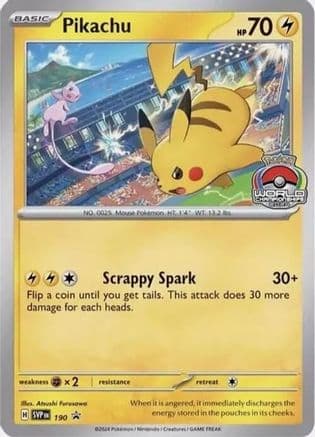Pikachu 190- SV Scarlet & Violet Promo Cards