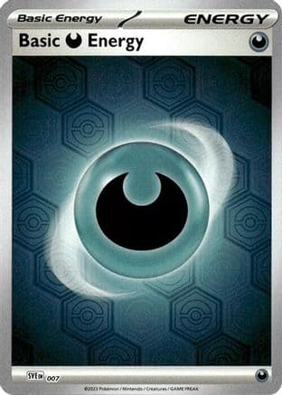 Basic Darkness Energy (Reverse Holofoil) 007- SV Shrouded Fable Reverse Holofoil