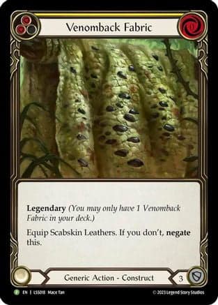 Venomback Fabric - LSS018 (LSS018) - Flesh and Blood: Promo Cards