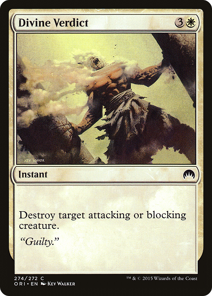 Divine Verdict (274) [Magic Origins]  Foil
