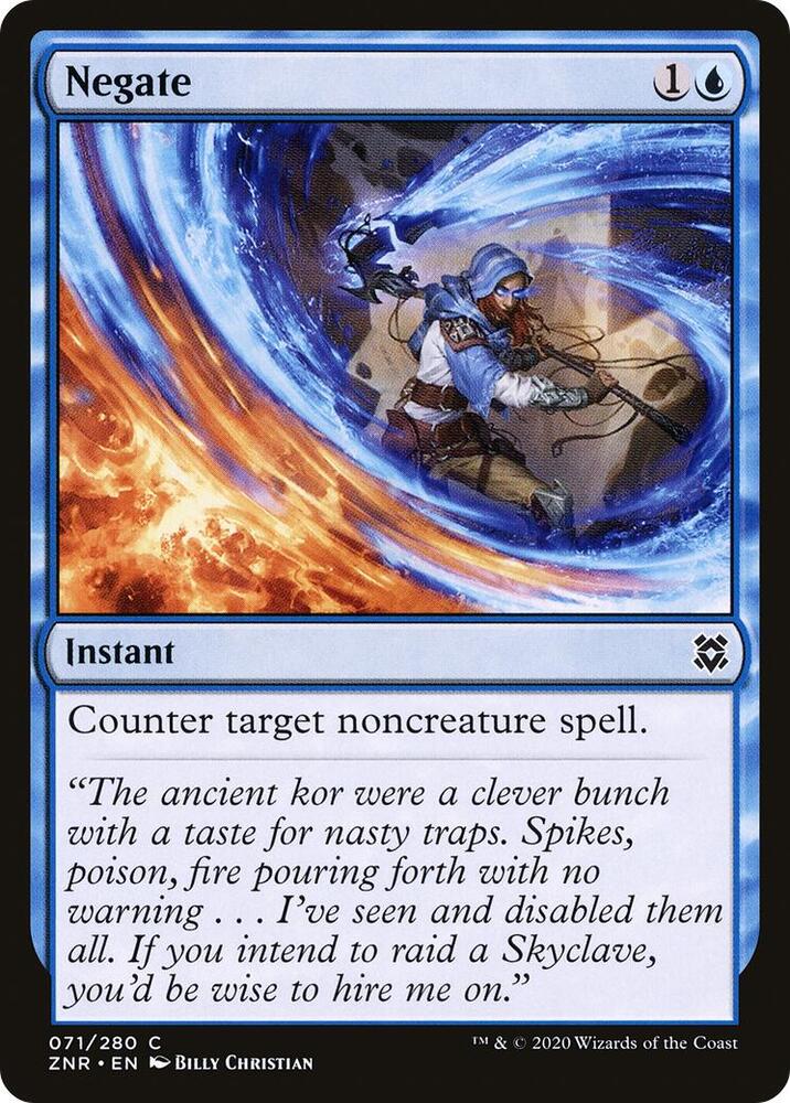 Negate 71 (Zendikar Rising)  - Foil
