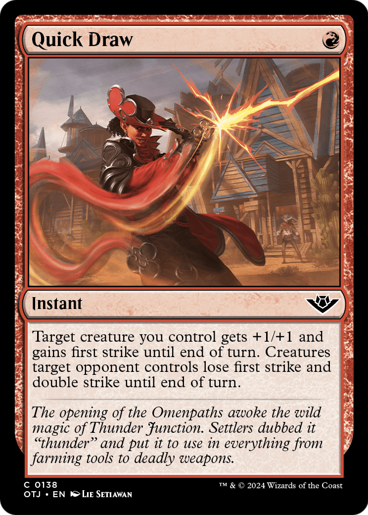 Quick Draw [Outlaws of Thunder Junction] Foil