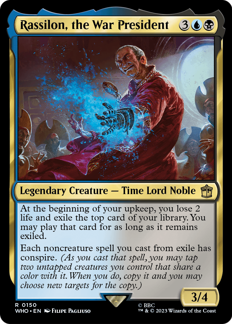 Rassilon, the War President [Doctor Who] Foil