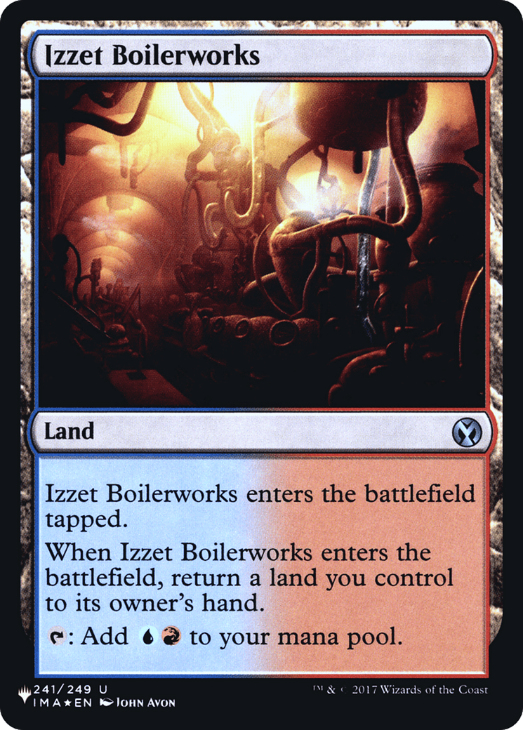 Izzet Boilerworks |  Foil (IMA-241) [The List]