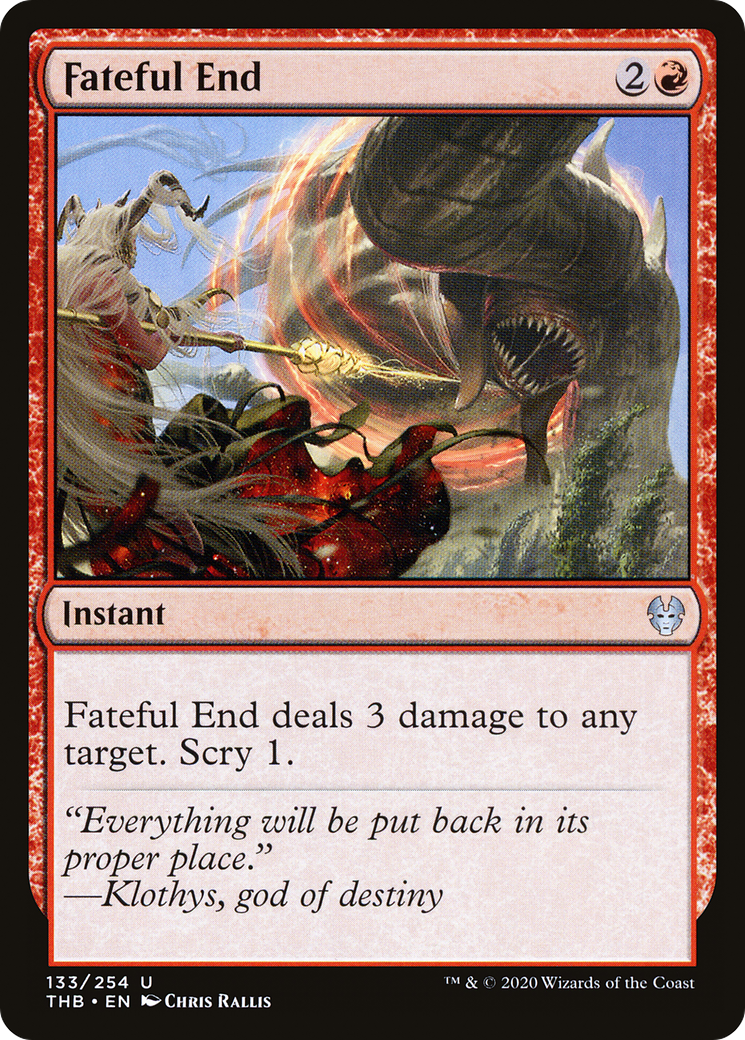 Fateful End [Theros Beyond Death] Foil