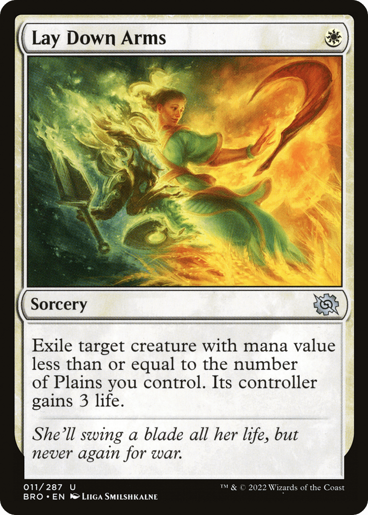 Lay Down Arms [The Brothers' War] Foil