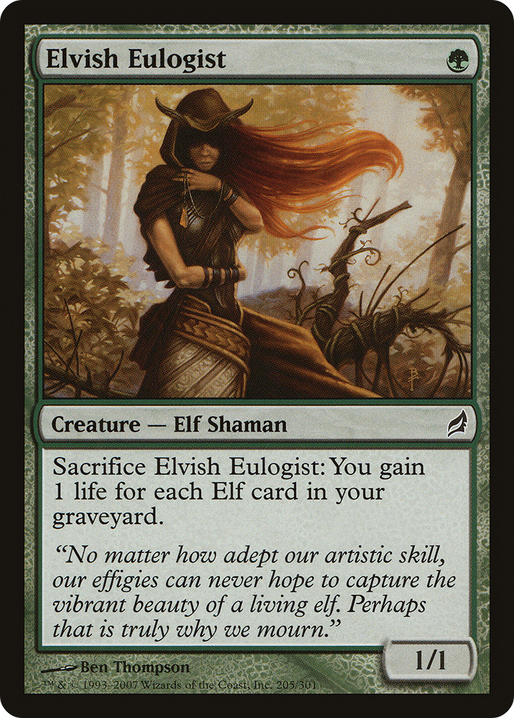 Elvish Eulogist [Lorwyn] Foil