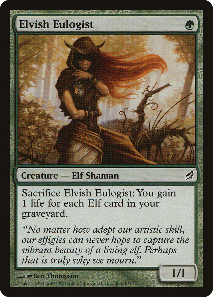 Elvish Eulogist [Lorwyn] Foil