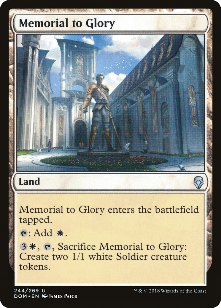 Memorial to Glory [Dominaria] Foil