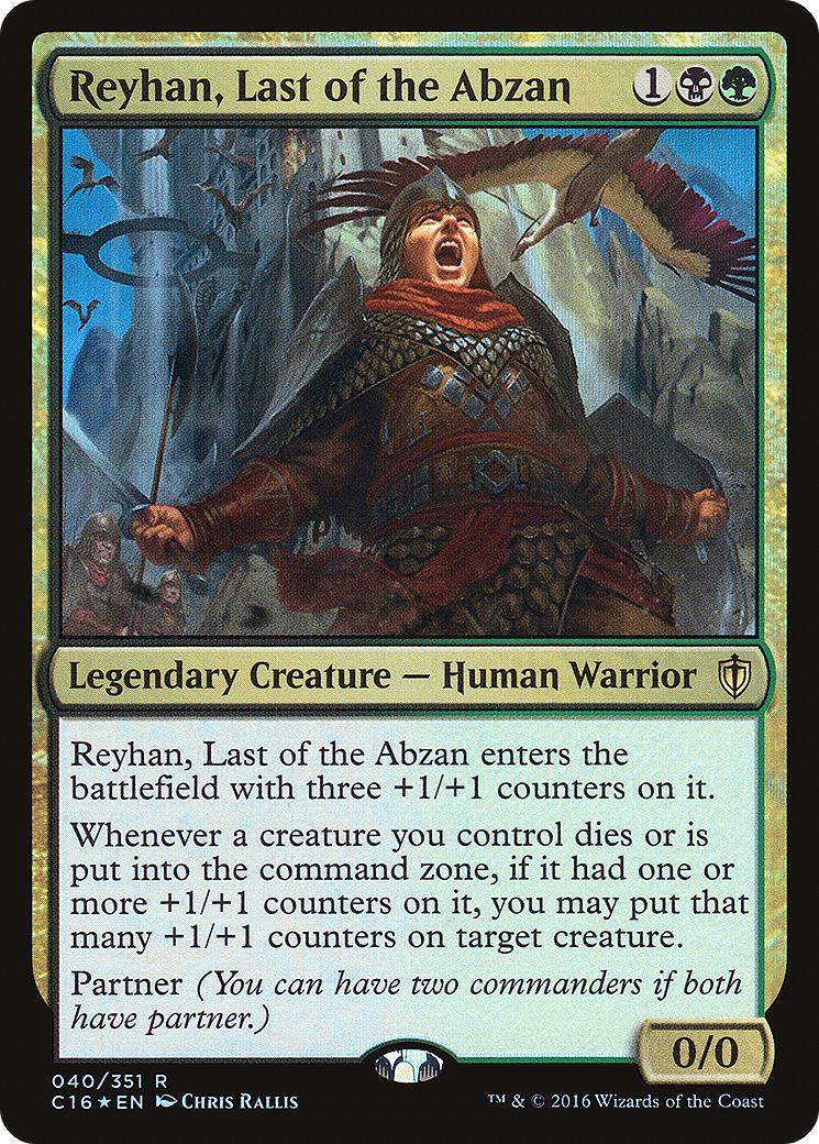 Reyhan, Last of the Abzan [Commander 2016] Foil