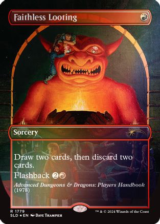 Faithless Looting (Rainbow Foil) (1779) [Secret Lair Drop Series]  Foil