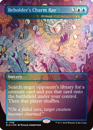 Beholder's Charm Ray - Bribery (Rainbow Foil) (1786) [Secret Lair Drop Series]  Foil