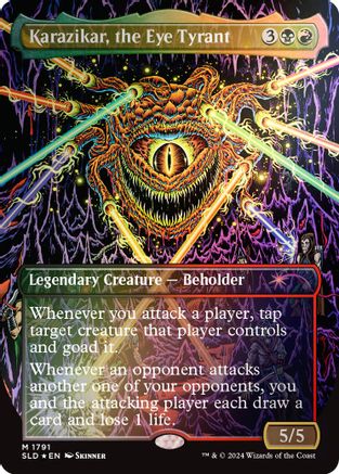 Karazikar, the Eye Tyrant (Rainbow Foil) (1791) [Secret Lair Drop Series]  Foil