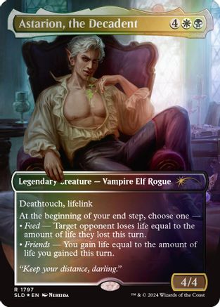 Astarion, the Decadent (Rainbow Foil) (1797) [Secret Lair Drop Series]  Foil