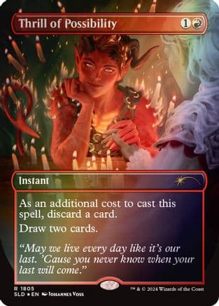 Thrill of Possibility (Rainbow Foil) (1805) [Secret Lair Drop Series]  Foil