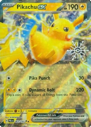 Pikachu ex (Holiday Calendar) 063- Miscellaneous Cards & Products Holofoil