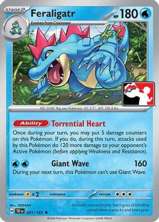 Feraligatr 041- Prize Pack Series Cards