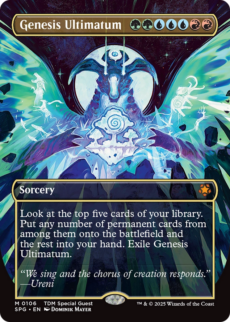 Genesis Ultimatum (Borderless) (106) [Special Guests]  Foil