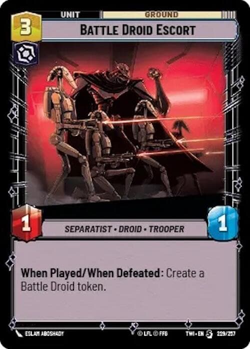 Battle Droid Escort |  (229/257)  [Twilight of the Republic]