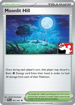 Moonlit Hill 081- Prize Pack Series Cards Holofoil
