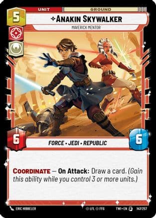 Anakin Skywalker - Maverick Mentor |  (147/257)  [Twilight of the Republic]