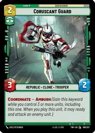 Coruscant Guard | Foil (106/257)  [Twilight of the Republic]