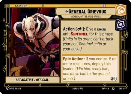 General Grievous - General of the Droid Armies |  (015/257)  [Twilight of the Republic]