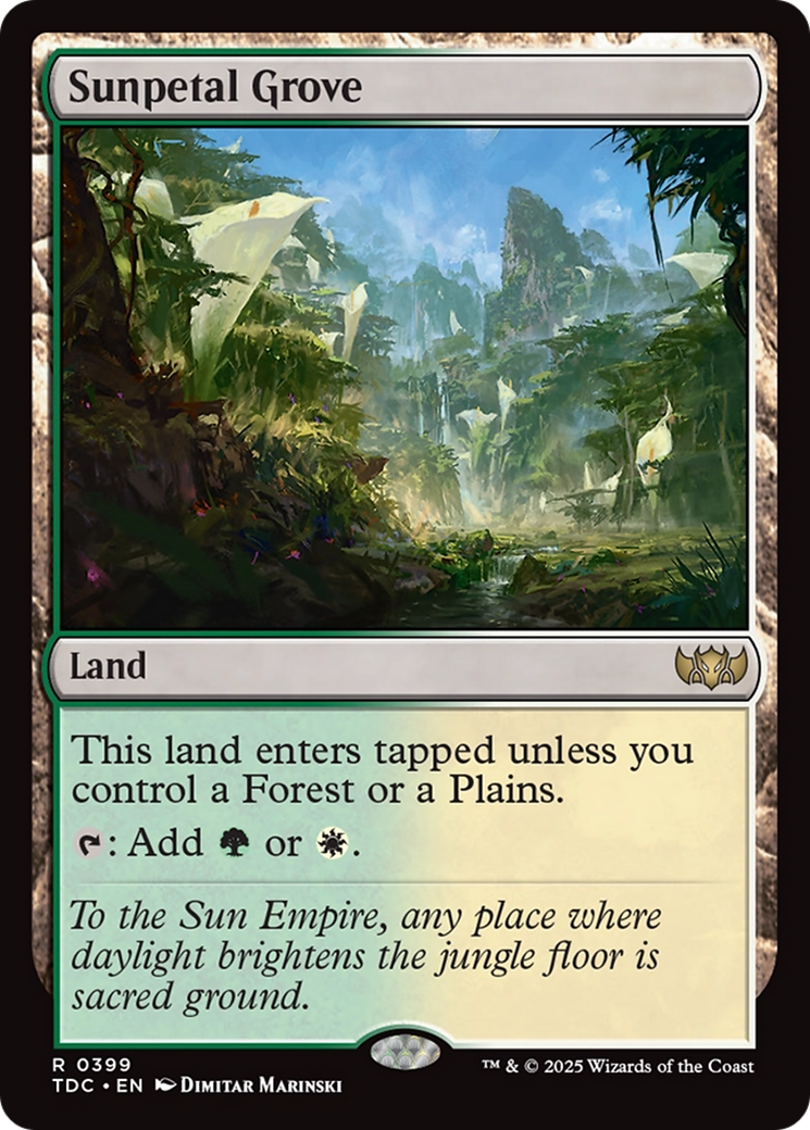Sunpetal Grove (399) [Commander: Tarkir: Dragonstorm]