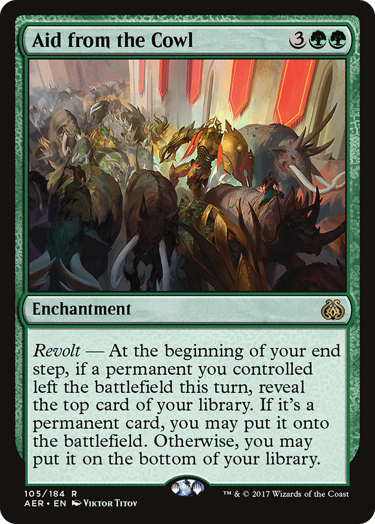 Aid from the Cowl [Aether Revolt] Foil