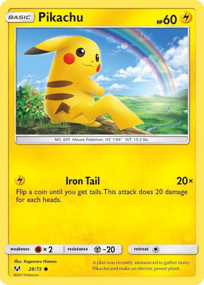 Pikachu 28/73 (Shining Legends) 