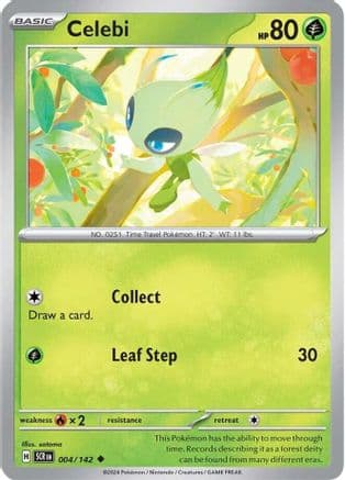 Celebi 004- SV07 Stellar Crown Reverse Holofoil