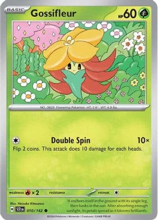 Gossifleur 010- SV07 Stellar Crown Reverse Holofoil