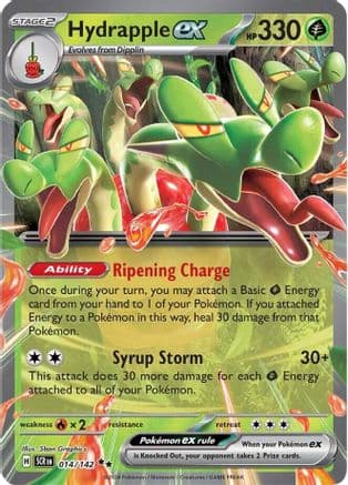 Hydrapple ex 014/142 - SV07 Stellar Crown Holofoil