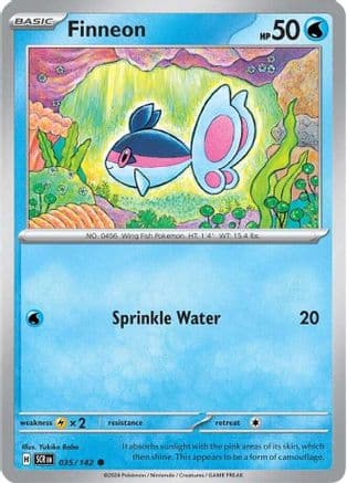 Finneon 035- SV07 Stellar Crown Reverse Holofoil