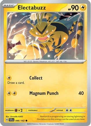 Electabuzz 046- SV07 Stellar Crown Reverse Holofoil