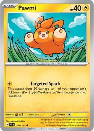 Pawmi 056- SV07 Stellar Crown Reverse Holofoil