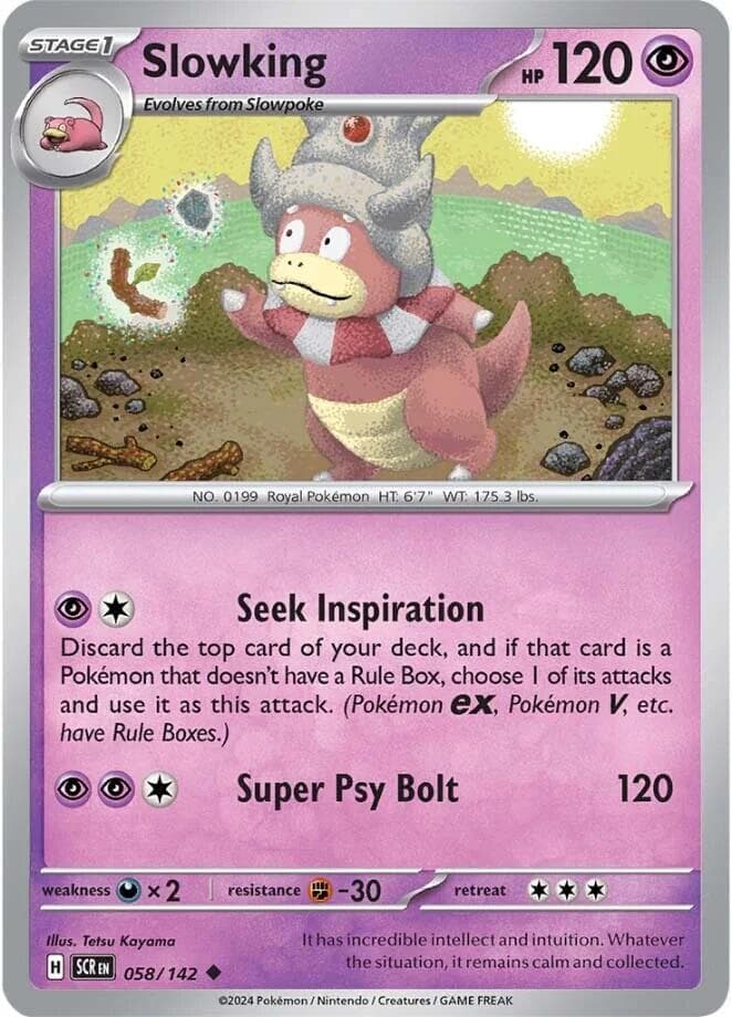 Slowking 058- SV07 Stellar Crown