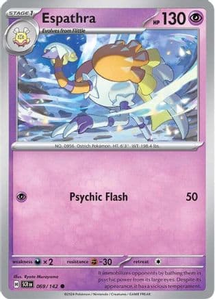 Espathra 069  - Reverse Holofoil SV07 Stellar Crown - Common