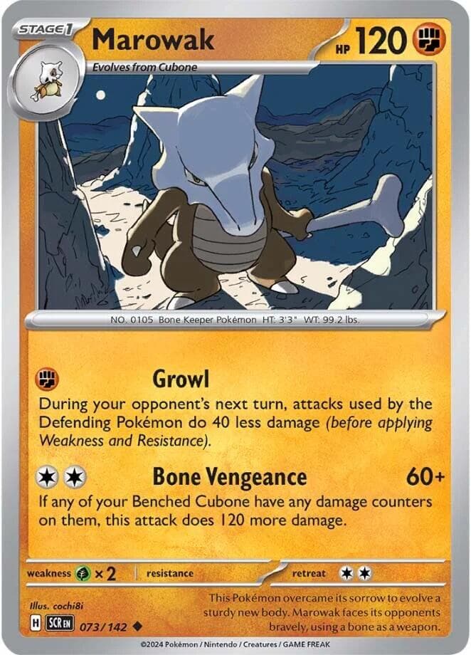 Marowak 073- SV07 Stellar Crown