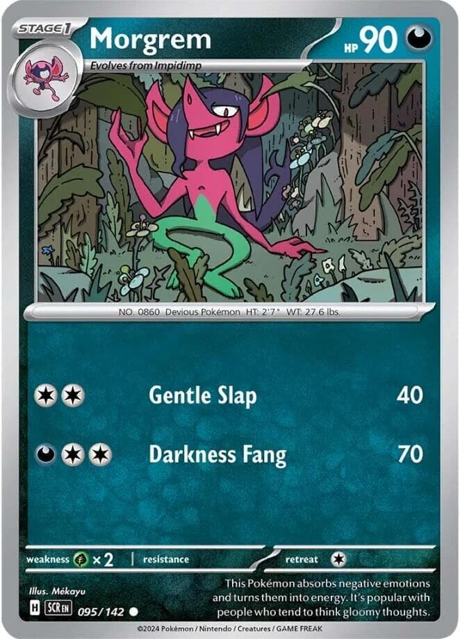 Morgrem 095- SV07 Stellar Crown Reverse Holofoil