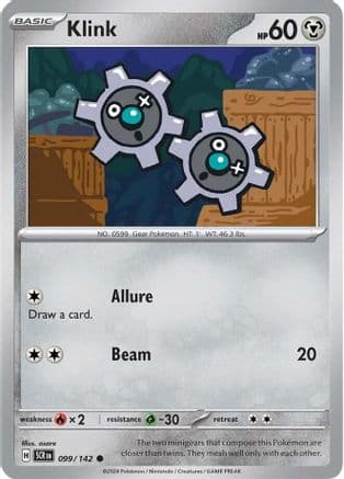 Klink 099- SV07 Stellar Crown Reverse Holofoil