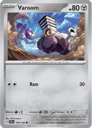 Varoom 108- SV07 Stellar Crown Reverse Holofoil